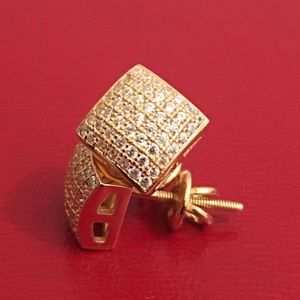 14K Gold Over Solid 925 Sterling Silver Earings